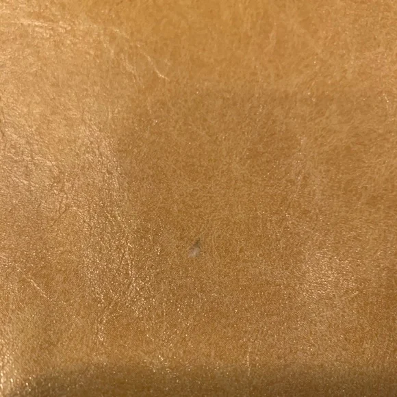 Sabina New York Beige Gold Tone Leather Shoulder Handbag Floral Lining - Picture 7 of 10